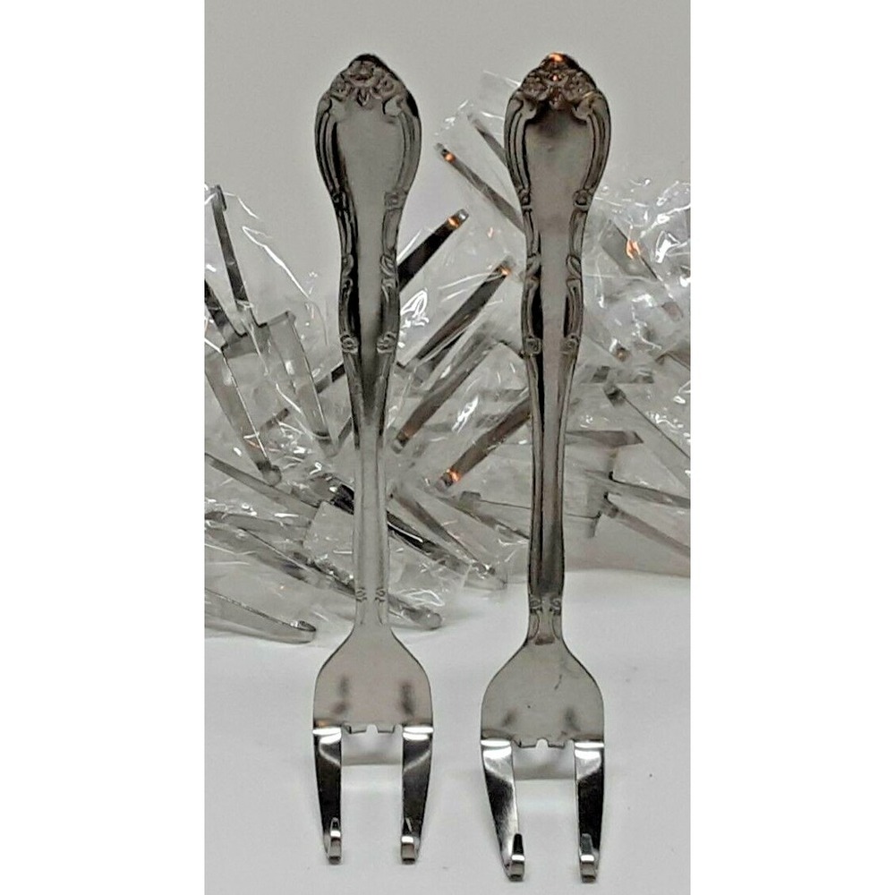 New Stainless‎ Steel Bent Fork Place Card Holders Set Of 24 | Made in China